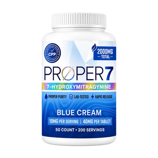 Proper7 7-Hydroxymitragynine Tablets 50ct 40mg Per Tablet