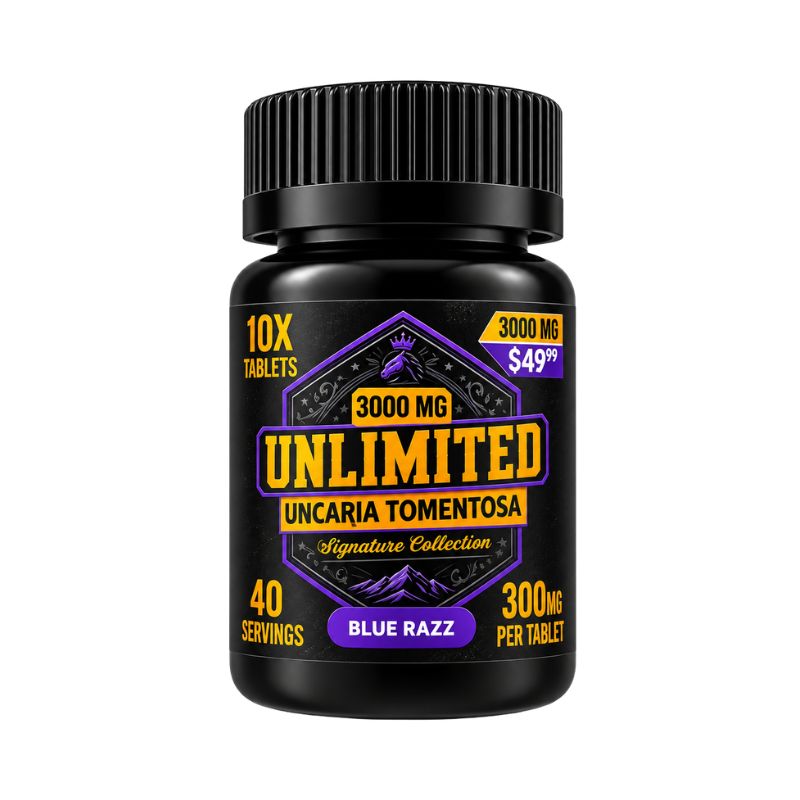 Unlimited Uncaria Tomentosa Tablets 10ct 300mg Per Tablet