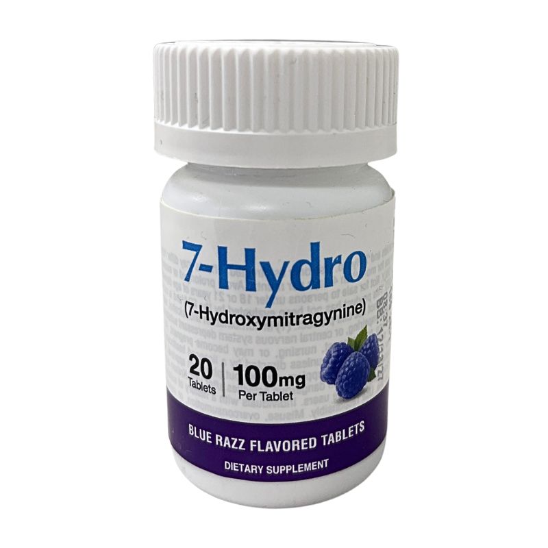 Real Botanicals 7-Hydroxymitragynine Chewable Tablets 20ct 100mg Per Tablet
