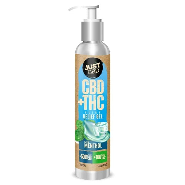 JUST CBD+THC ULTRA RELIEF GEL MENTHOL 5000MG CBD/100MG THC