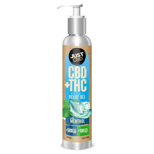 JUST CBD+THC ULTRA RELIEF GEL MENTHOL 5000MG CBD/100MG THC