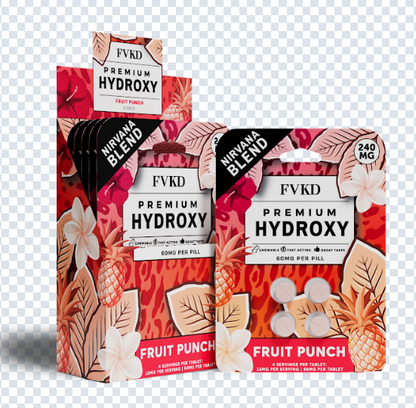 FVKD Seven 4ct 7OH Tabs Fruit Punch 60mg Per Tablet