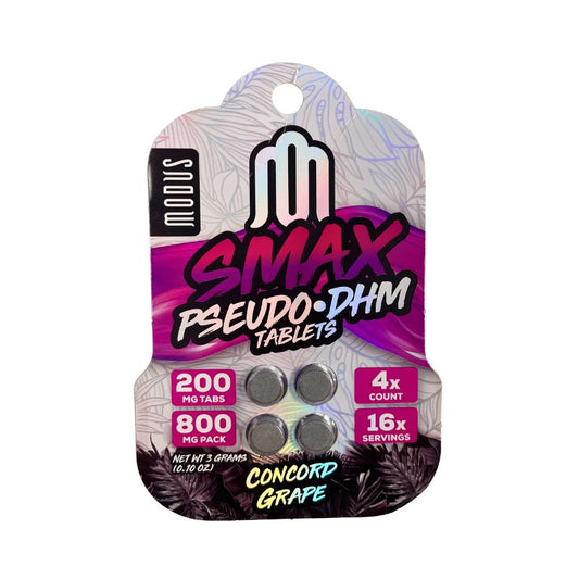 Modus Smax Pseudo + Dhm Tablets 4ct 200mg Per Tablet