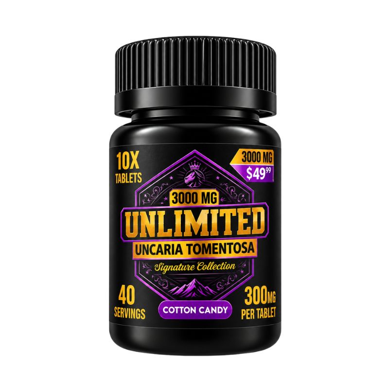 Unlimited Uncaria Tomentosa Tablets 10ct 300mg Per Tablet