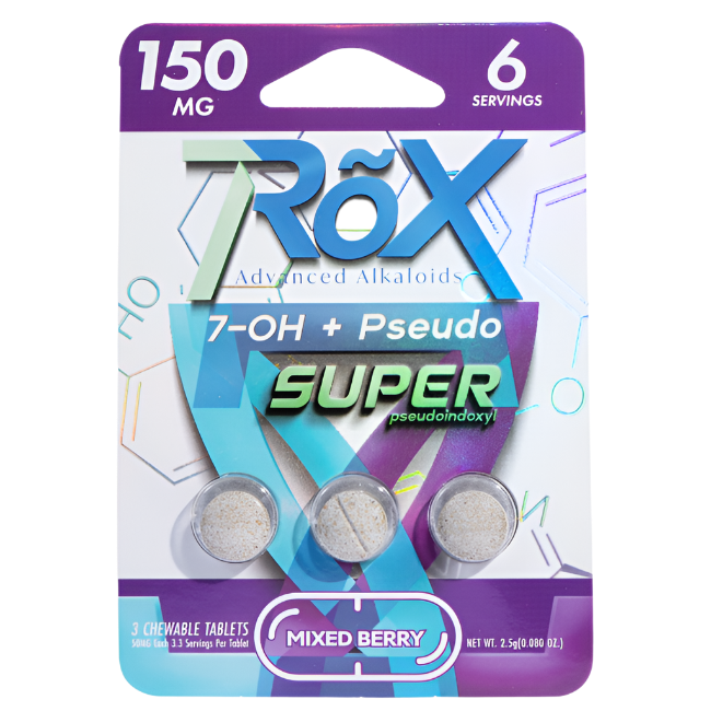 7ROX 3ct 7OH Pseudoindoxyl Tabs Mixed Berry 50mg Per Tablets - Seven Tech