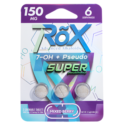 7ROX 3ct 7OH Pseudoindoxyl Tabs Mixed Berry 50mg Per Tablets - Seven Tech