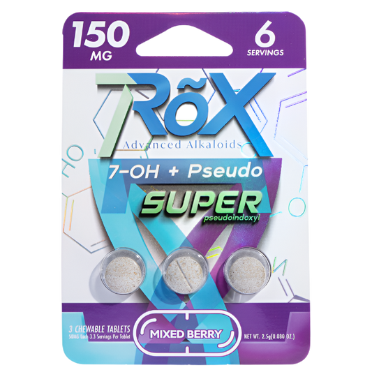 7ROX 3ct 7OH Pseudoindoxyl Tabs Mixed Berry 50mg Per Tablets - Seven Tech