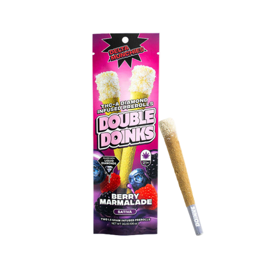 DELTA MUNCHIES DOUBLE DOINKS – BERRY MARMALADE SATIVA