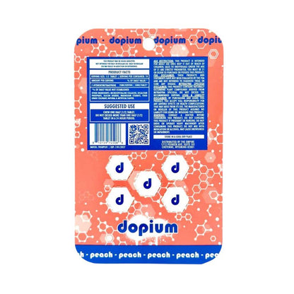 DOPIUM CHEWABLE PEACH FLAVOR TABLETS 