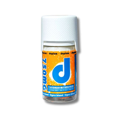 DOPIUM 7-HYDROXY CHEWABLE 50MG TIGERS BLOOD TABLETS