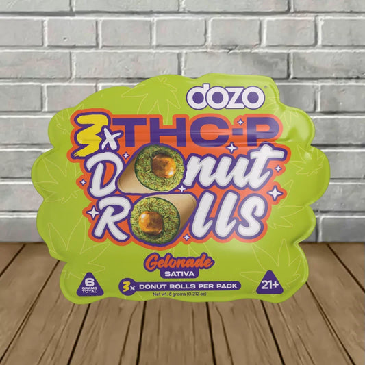 DOZO - THC P DONUT PRE-ROLLS - 3 COUNT - GELONADE - SATIVA