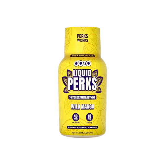 Dozo Perks 7 Hydroxymitragynine Liquid Shot Wild Mango 40mg - Seven Tech