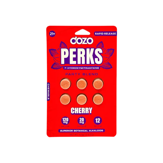 Dozo Perks 6ct 7OH Chewable Tabs Cherry 20mg per Tablet - Seven Tech