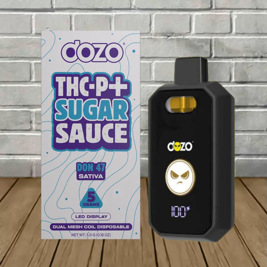 DOZO - THC-P + SUGAR SAUCE 5G DISPOSABLE - DON 47 - SATIVA