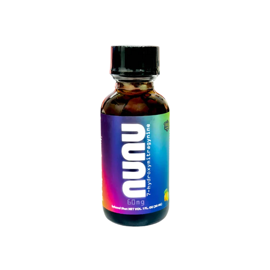 Nunu 7-Hydroxymitragynine Kratom Extract Shot Lemon 60mg - Seven Tech