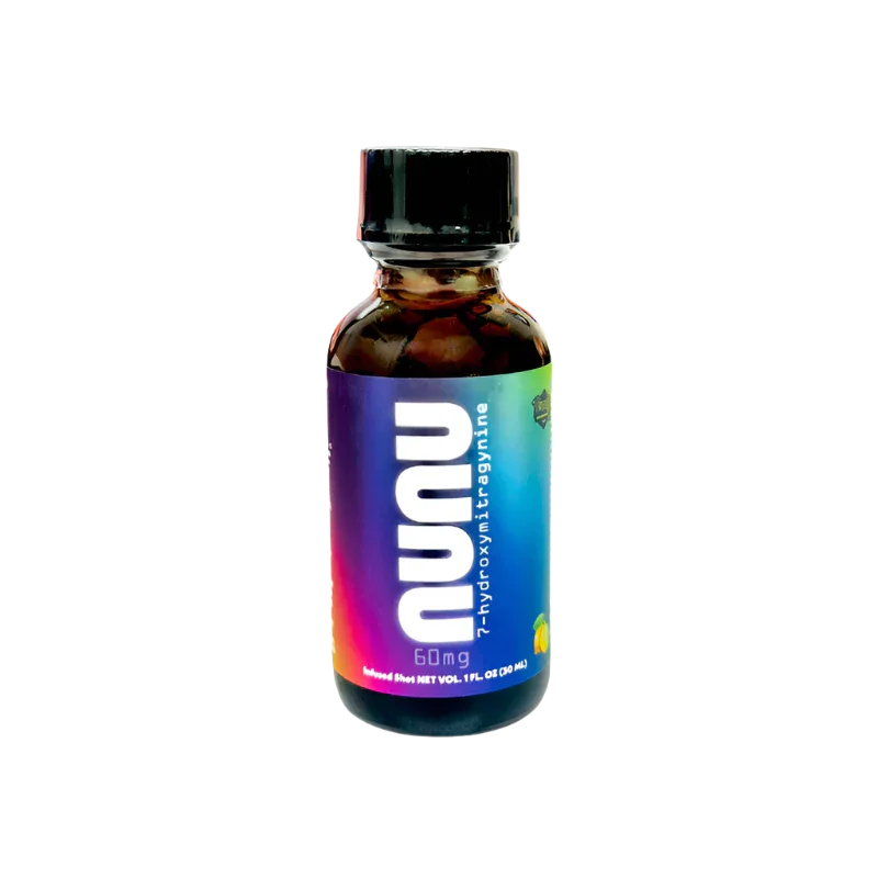 🎁 Nunu 7-Hydroxymitragynine Kratom Extract Shot Lemon 60mg (100% off)