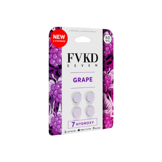 🎁 FVKD Seven 4ct 7OH Tabs Grape 60mg Per Tablet (100% off)