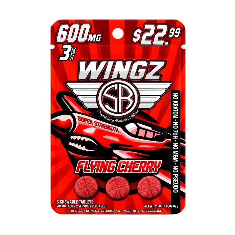 Wingz Proprietary Botanical Blend Chewable Tablets 3ct 200mg Per Tablet