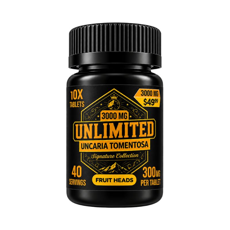 Unlimited Uncaria Tomentosa Tablets 10ct 300mg Per Tablet