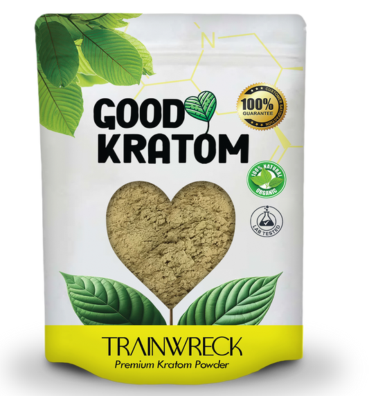 GOOD KRATOM POWDER 500G - TRAINWRECK - Seven Tech