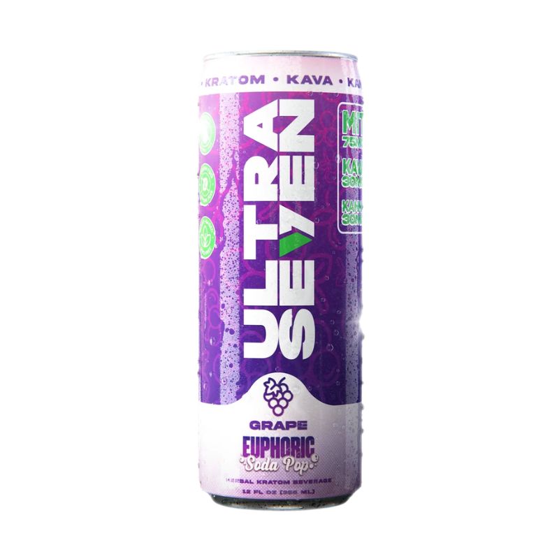 ULTRA SEVEN MIT + KAVA + KANNA EUPHORIC SODA POP 12OZ 135MG
