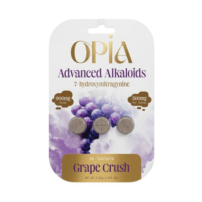 🎁 Opia Advanced Alkaloids 7-Hydroxymitragynine Tablets 3ct 300mg Per Tablet (100% off)