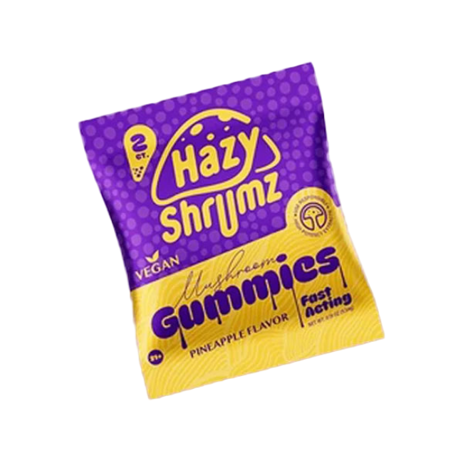 HAZY SHRUMZ GUMMIES 2CT / 0.19OZ - PINEAPPLE