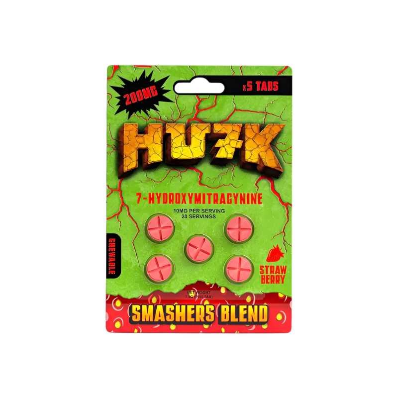 Hu7k 5ct 7OH Tabs Strawberry 40mg Per Tablet - Seven Tech