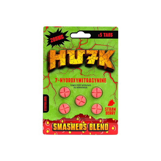 Hu7k 5ct 7OH Tabs Strawberry 40mg Per Tablet - Seven Tech