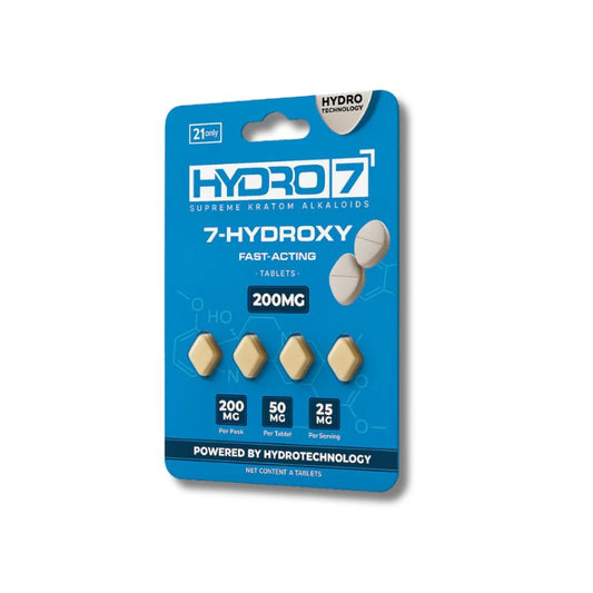 HYDRO 7 SUPREME KRATOM ALKALOIDS -HYDROXY 4CT 50MG PER TABLET
