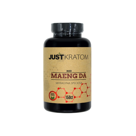 JUST KRATOM CAPSULES 150CT 500MG- MAENG DA RED