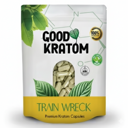 GOOD KRATOM CAPSULES 30CT - TRAINWRECK - Seven Tech