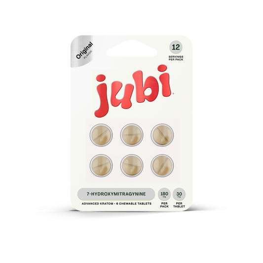 🎁 Jubi 6ct 7OH Chewable Tabs Original Flavor 30mg per Tablet (100% off)