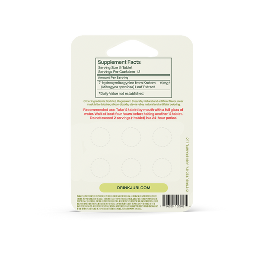 Jubi 6ct 7OH Chewable Tabs Mint 30mg per Tablet
