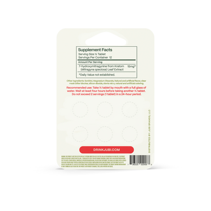 Jubi 6ct 7OH Chewable Tabs Strawberry 30mg per Tablet - Seven Tech