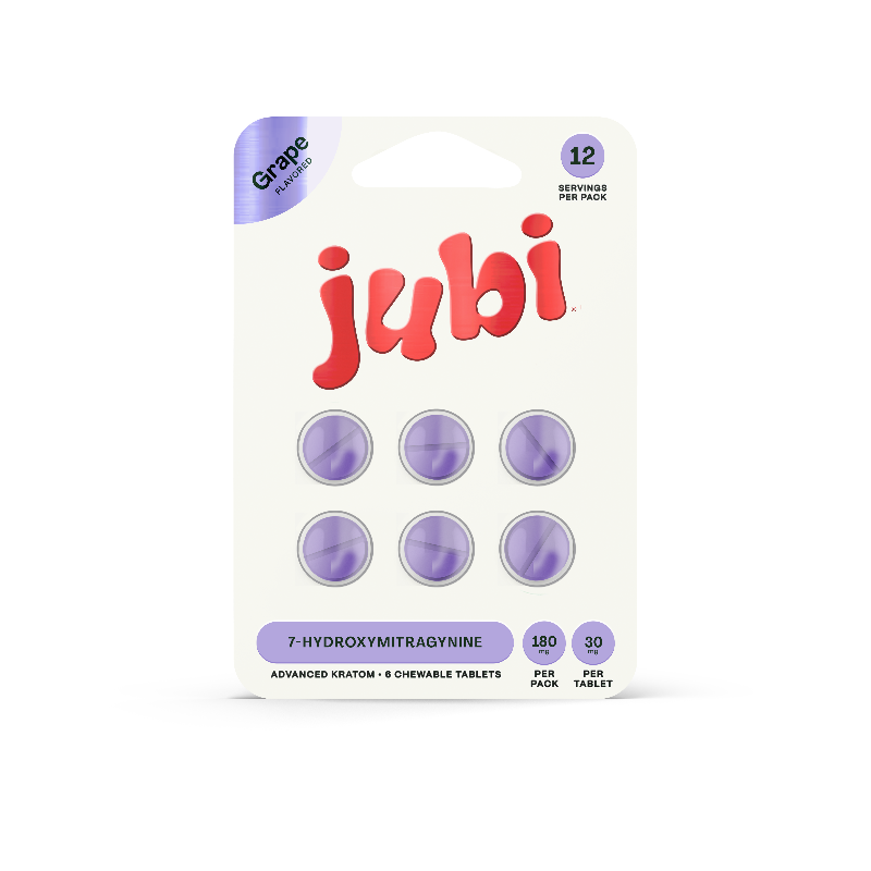 Jubi 6ct 7OH Chewable Tabs Grape 30mg per Tablet