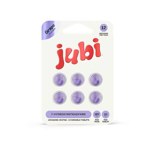 Jubi 6ct 7OH Chewable Tabs Grape 30mg per Tablet