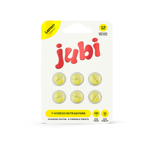 Jubi 6ct 7OH Chewable Tabs Lemon 30mg per Tablet
