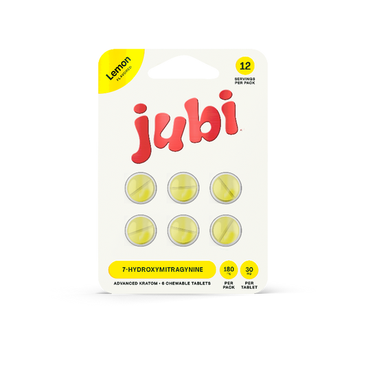Jubi 6ct 7OH Chewable Tabs Lemon 30mg per Tablet