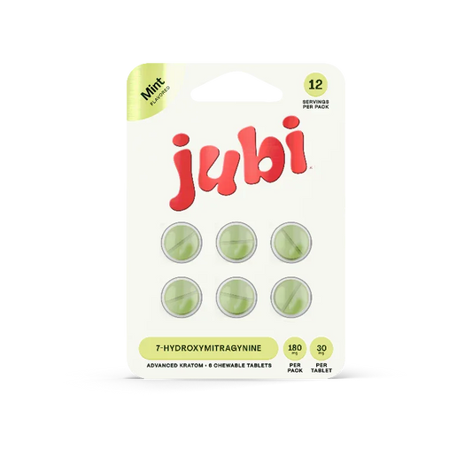 Jubi 6ct 7OH Chewable Tabs Mint 30mg per Tablet - Seven Tech