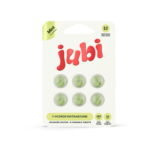 Jubi 6ct 7OH Chewable Tabs Mint 30mg per Tablet