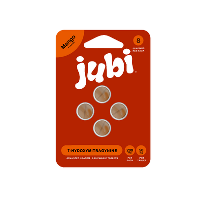 Jubi 4ct 7OH Chewable Tabs Mango 50mg Per Tablets - Seven Tech