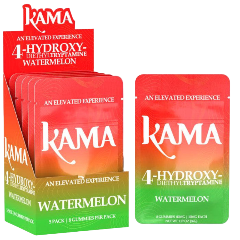 KAMA 4-Hydroxy Gummies Watermelon 8ct - 80mg (NOT 7OH)