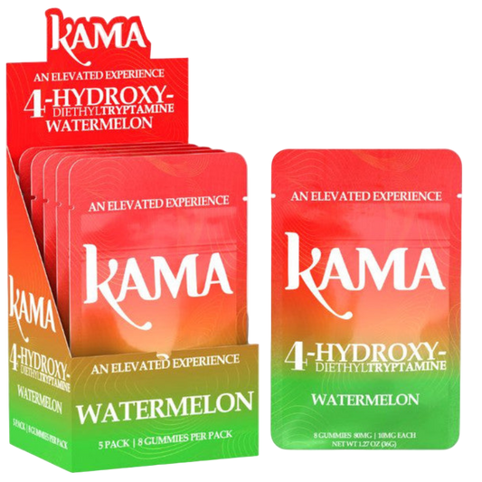 KAMA 4-Hydroxy Gummies Watermelon 8ct - 80mg (NOT 7OH)