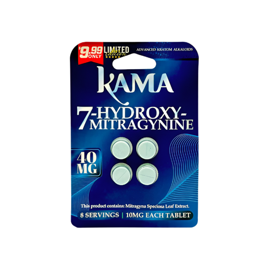 KAMA 4ct 7OH Chewable Tabs Unflavored 10mg per Tablet - Seven Tech