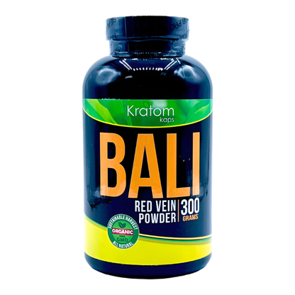 KRATOM KAPS POWDER 300G - BALI RED VEIN - Seven Tech
