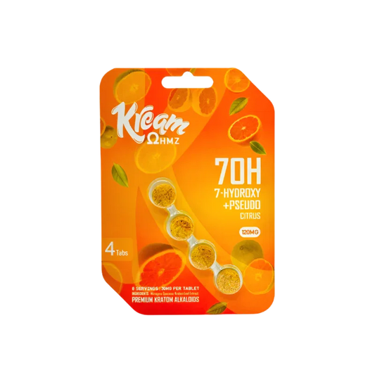 Kream 4ct 7OH + Psuedo Citrus Chewable Tabs 30mg per Tablet - Seven Tech
