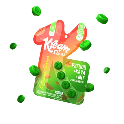 Kream 4ct Pseudo Kava Mit Power Melon Premium 150mg per Tablet - Seven Tech
