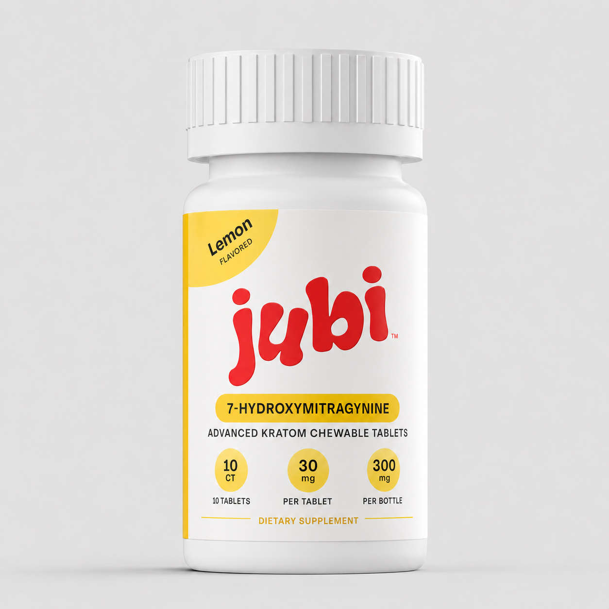 Jubi 7-Hydroxymitragynine Chewable Tablets – 10CT | 30MG Per Tablet | 300MG Total