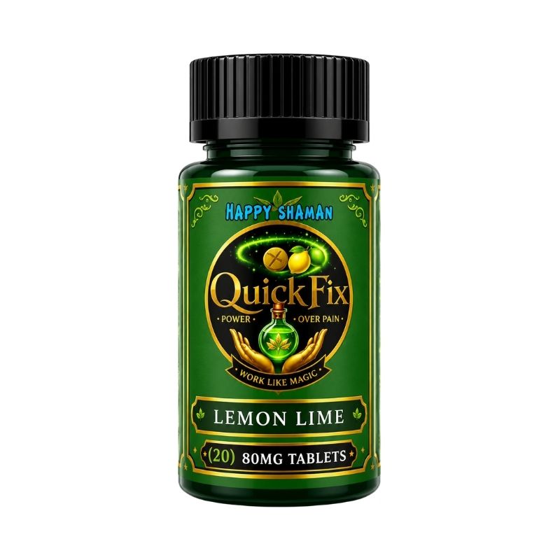 Happy Shaman Quick Fix Kratom Extract Tablets 20ct 80mg Per Tablet
